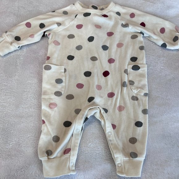 Modern Moments made by Gerber Baby One-Piece Polka Dot 0 - 3M - Picture 1 of 6